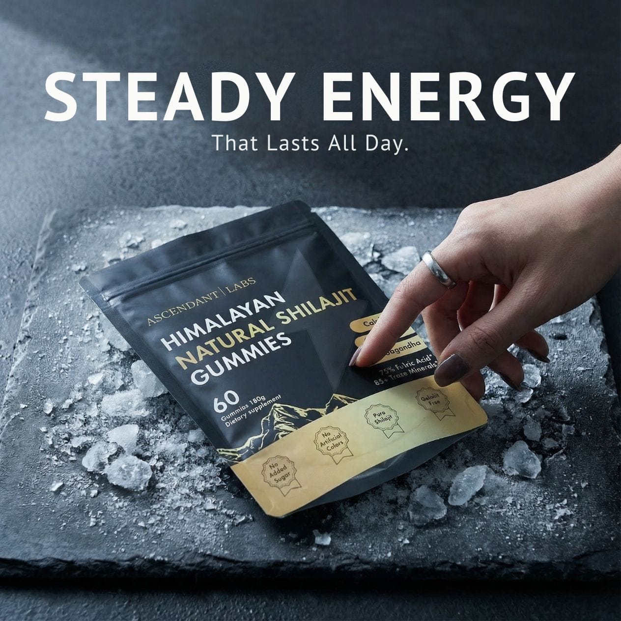 Gold Shilajit Gummies – 7 in 1 Support