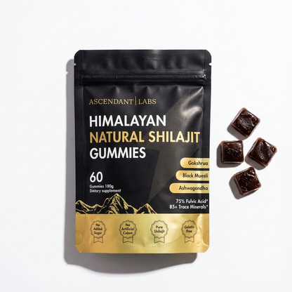 Gold Shilajit Gummies – 7 in 1 Support