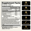 Alpha System® supplement facts label detailing ingredients, serving size, and nutritional information in a clear layout.